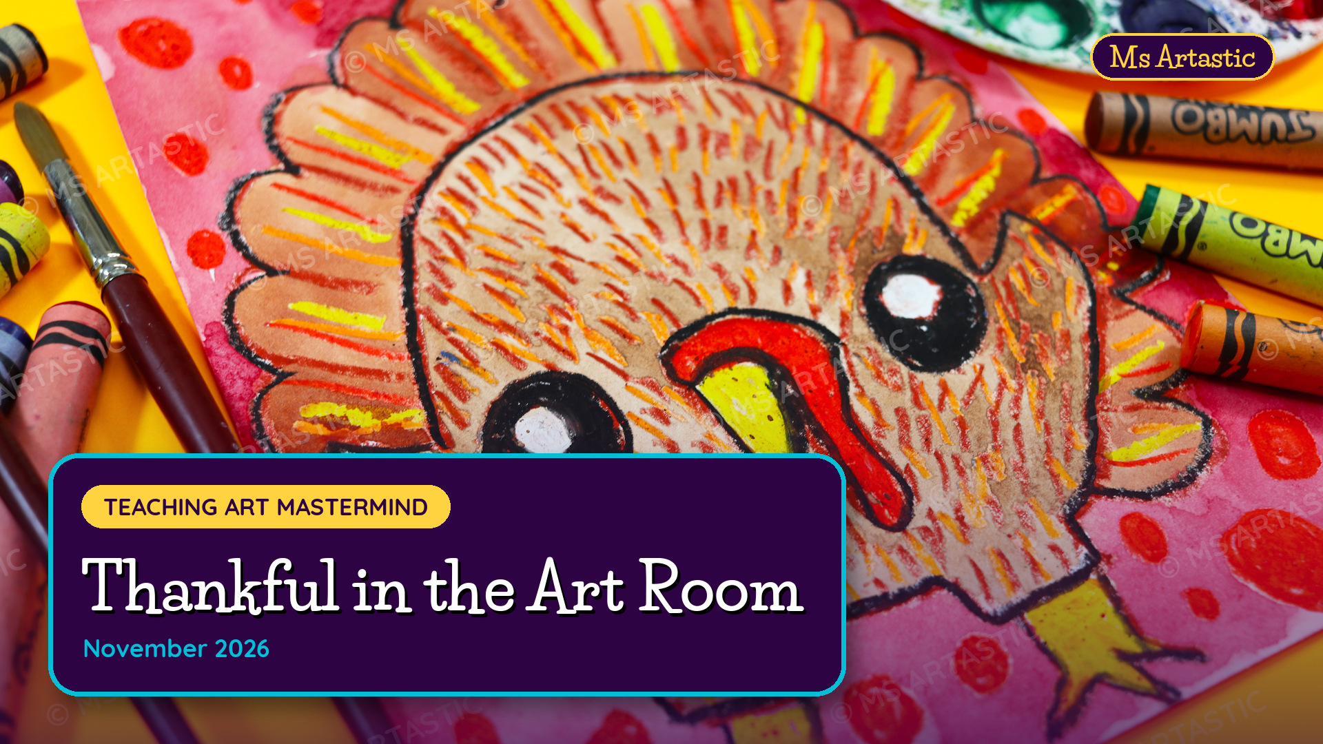 Thankful in the Art Room challenge