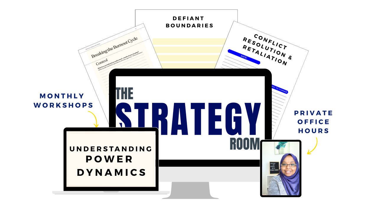 The Strategy Room — monthly workshops, private office hours, and a library of frameworks